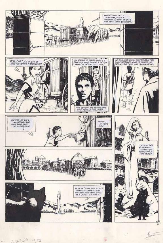 R&eacute;gis Penet - Marie des Loups, La garde Rouge, p42