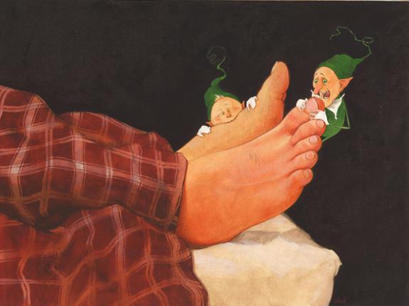 Ferronni&egrave;re - Mic et Mac, M&M mordent des pieds