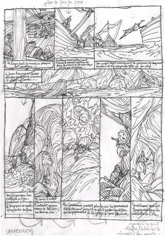 J&eacute;r&ocirc;me Lereculey - Arthur, storyboard planche42