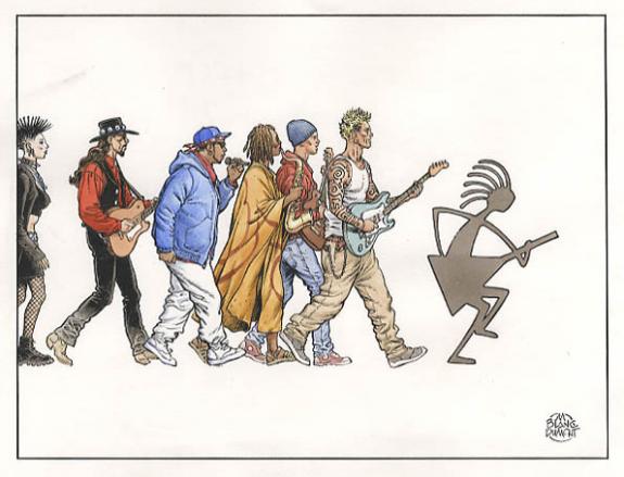 Michel Blanc Dumont - printemps de Bourges personnages