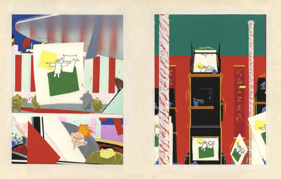Jean- Louis Floch - P&eacute;kin, double planche