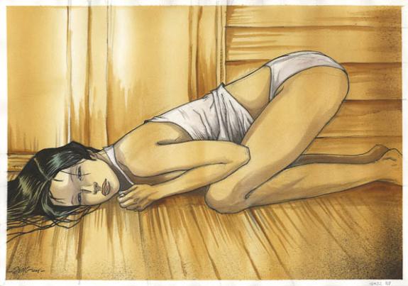 Jung - femme couch&eacute;e

