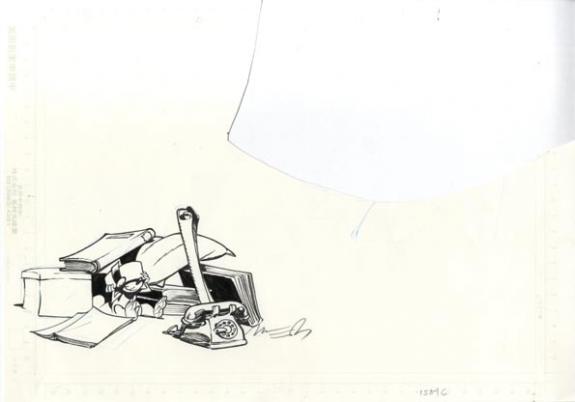 Jos&eacute; Luis Munuera - Spirou et Fantasio, dessin in&eacute;dit