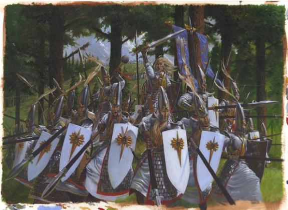 Adrian Smith - Warhammer, "helf warrior regiment"