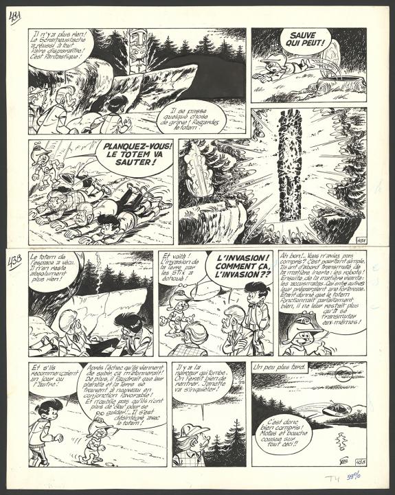 Roland Gos - Le Scrameustache, Le totem de l'espace, p43