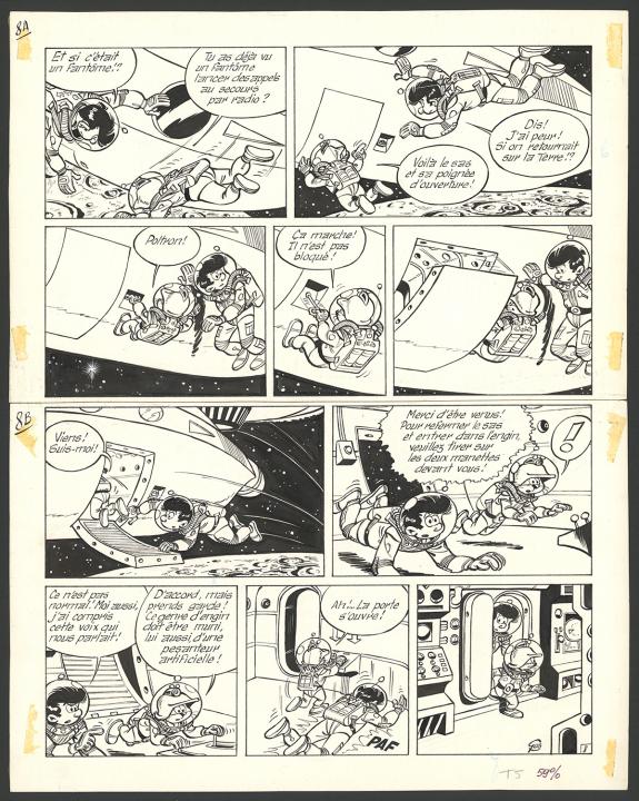 Roland Gos - Le Scrameustache, Le fant&ocirc;me du cosmos, p08