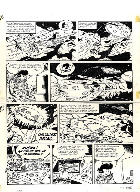 Roland Gos - Le Scrameustache, Le fant&ocirc;me du cosmos, p13