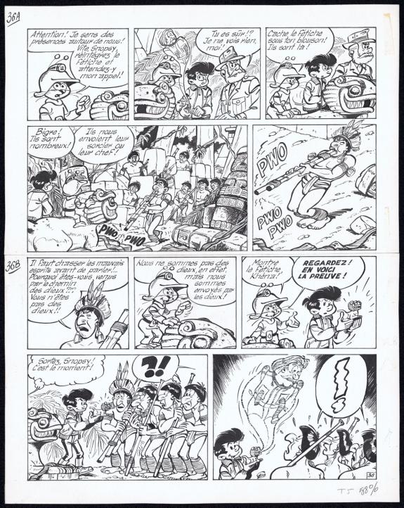 Roland Gos - Le Scrameustache, Le fant&ocirc;me du cosmos, p36