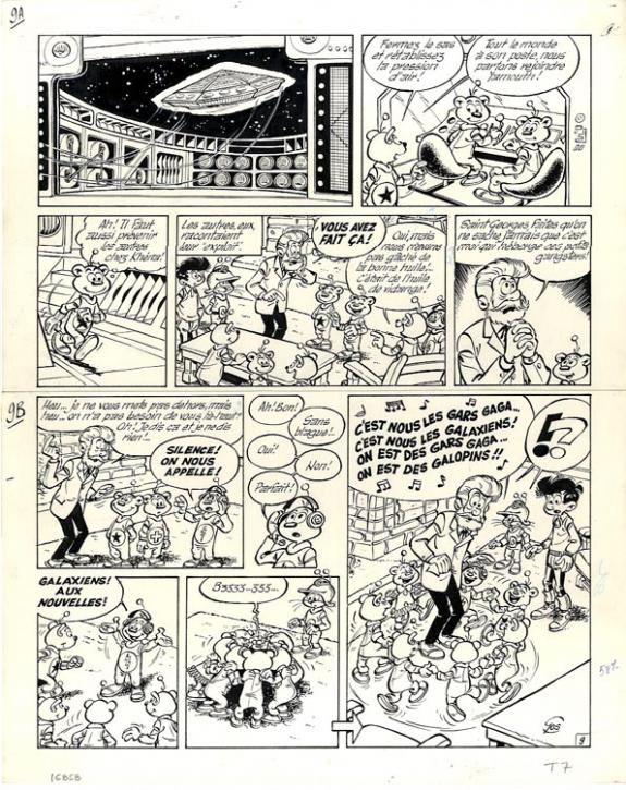 Roland Gos - Le Scrameustache, Les galaxiens, p09