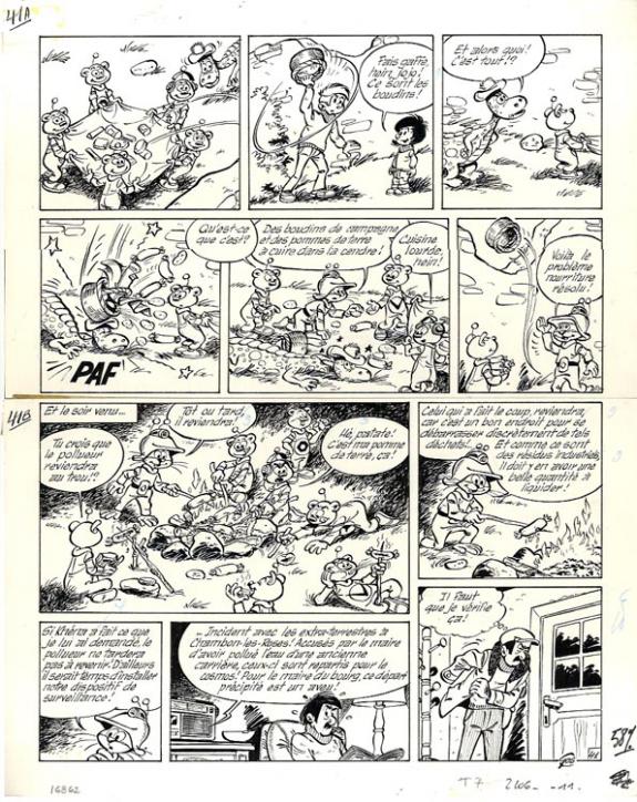 Roland Gos - Le Scrameustache, Les galaxiens, p41