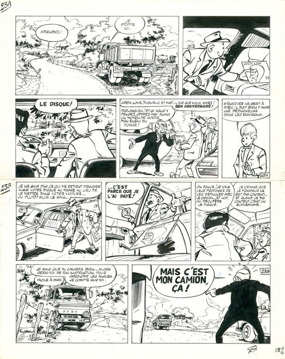 Roland Gos - Gil Jourdan, Sur la piste d'un 33 tours, p23
