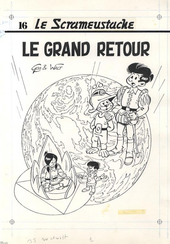 Roland Gos - Le Scrameustache, Le grand retour, couv
