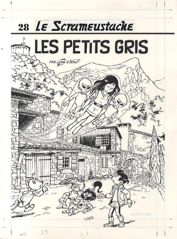 Roland Gos - Le Scrameustache, Les petits gris, couv