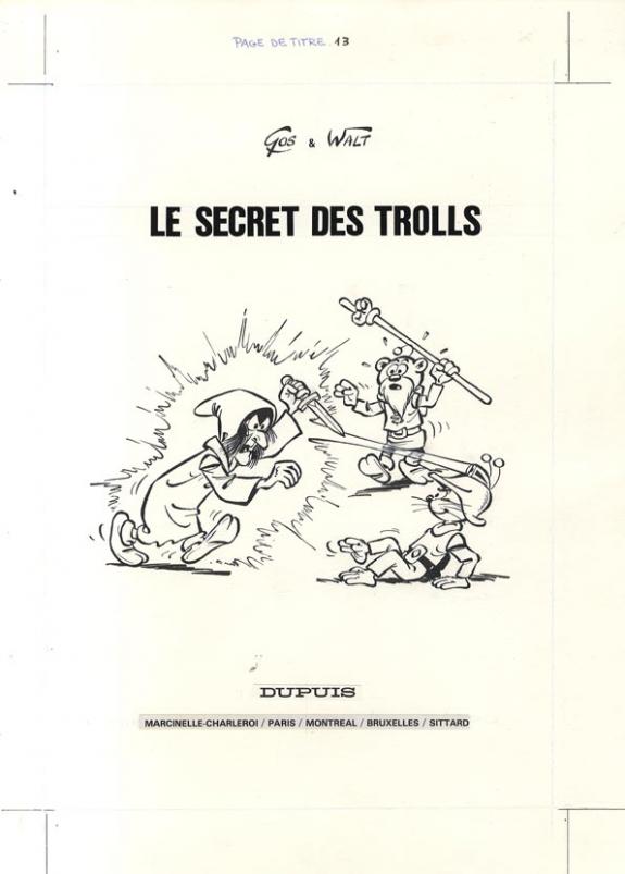 Roland Gos - Le Scrameustache, Le secret des trolls, page de