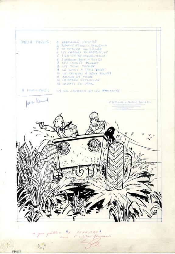 Roland Gos - Gil Jourdan, Carats en vrac, dos de couv