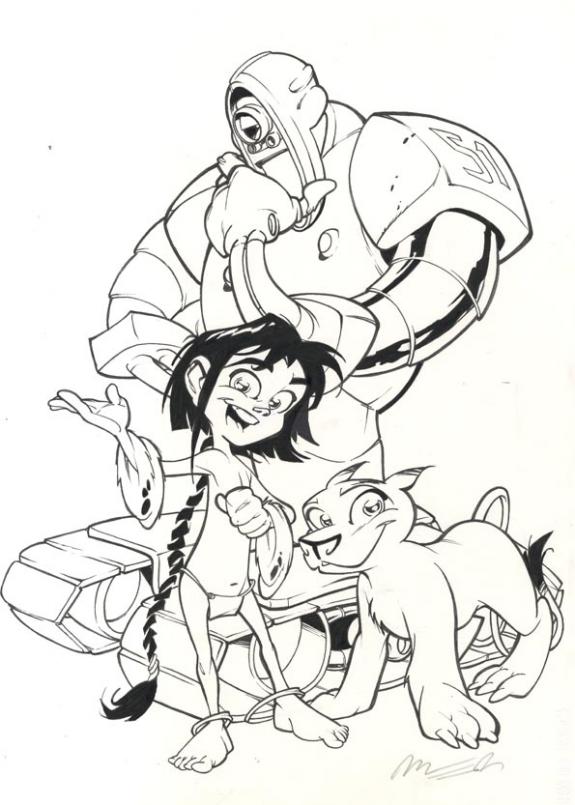 Jos&eacute; Luis Munuera - N&auml;vis, Girodouss, illust in&eacute;dite  