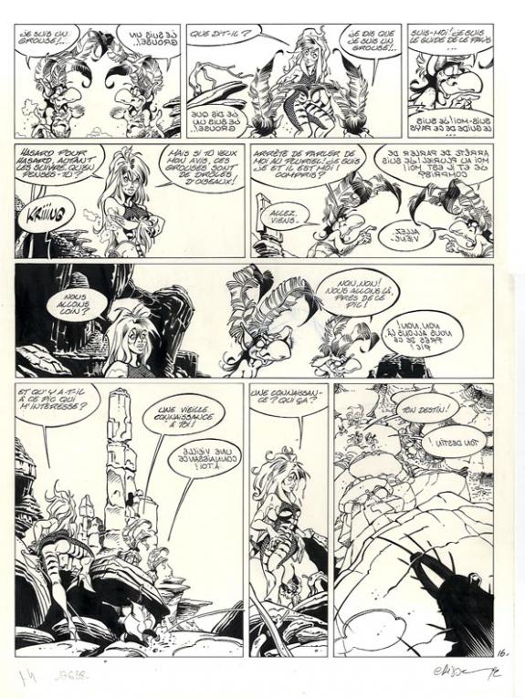Crisse - L'&eacute;p&eacute;e de Cristal, Le cri du Grouse, p16