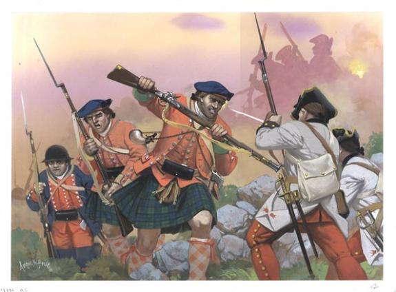 Angus Mc Bride - British light infantryman of 7years war, il