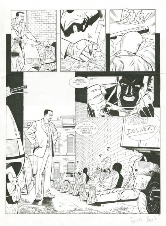 Alain Henriet - John Doe ! , Une pizza &agrave; l'oeil, p23