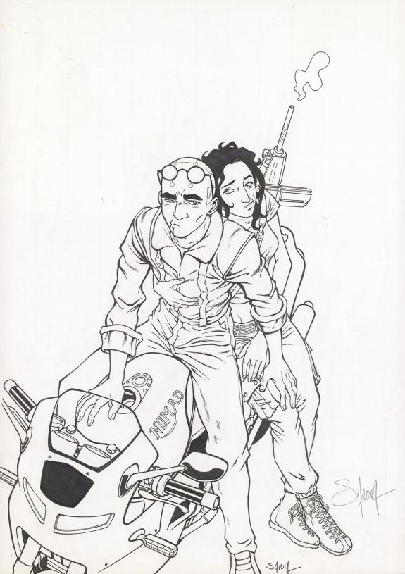 Sylvain Savoia - Nomad, ex-libris Canal BD