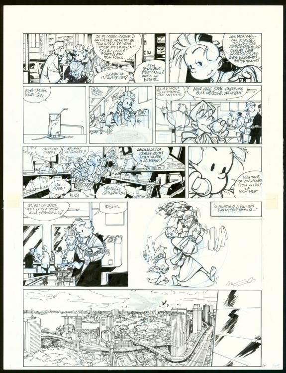 Jos&eacute; Luis Munuera - Spirou et Fantasio, Spirou &agrave; Tokyo, p20 