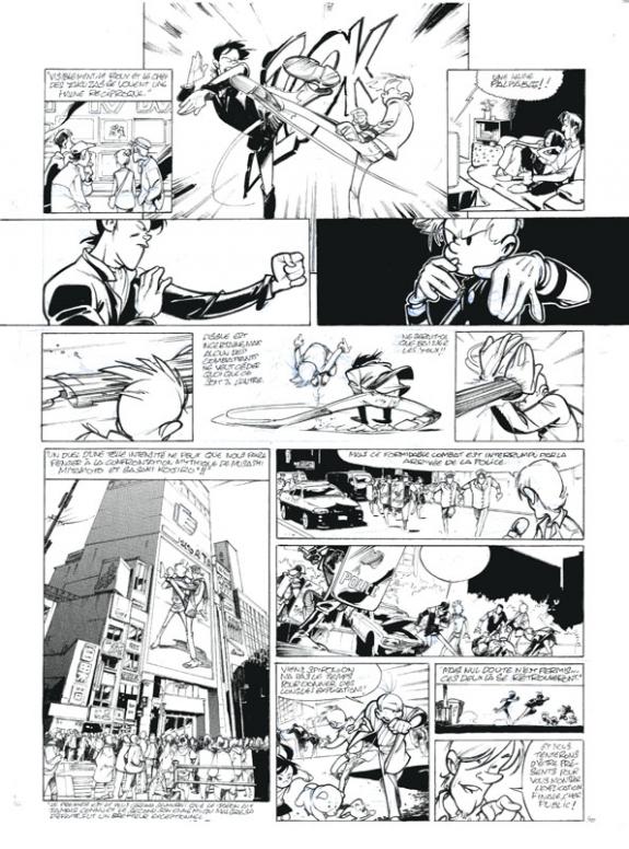 Jos&eacute; Luis Munuera - Spirou et Fantasio, Spirou &agrave; Tokyo, p40 