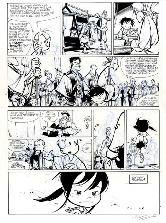 Jos&eacute; Luis Munuera - Spirou et Fantasio, Spirou &agrave; Tokyo, plan