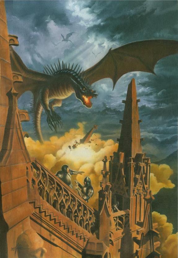 Thierry D&eacute;marez - L'univers des dragons, Premiers feux, drag
