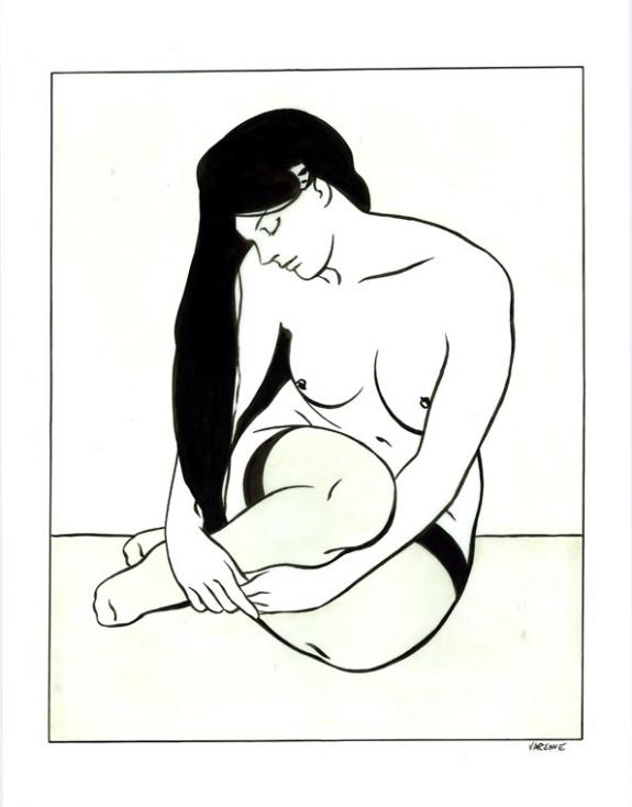 Alex Varenne - femme s/calque
