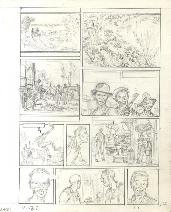 Jean-Paul Dethorey - Louis la Guigne, Les vagabonds, p38