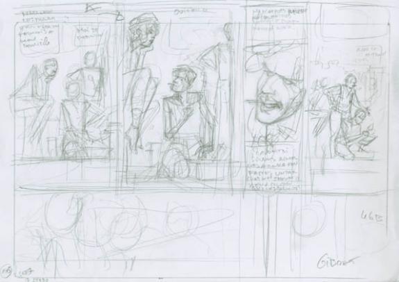 Jean-Pierre Gibrat - Le vol du corbeau, Tome 1, esq p47 dern
