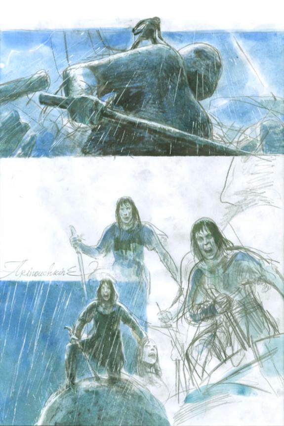 Andr&eacute;&iuml; Arinouchkine - Ewen, Alis, essai planche