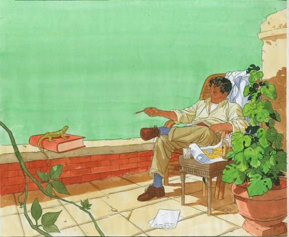 Francis Vall&egrave;s - Tosca, photocopie mise en couleur