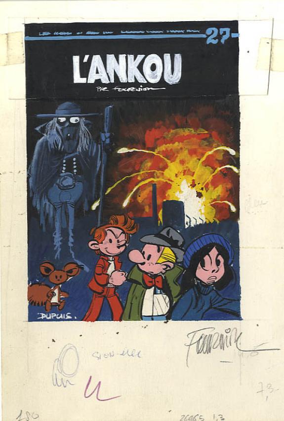Jean-Claude Fournier - Journal de Spirou, L'Ankou, projet de