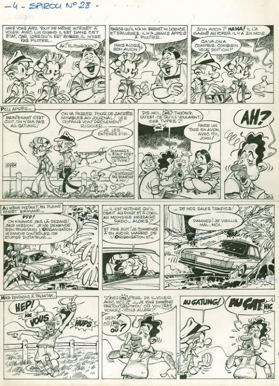 Jean-Claude Fournier - Spirou et Fantasio, Des haricots part
