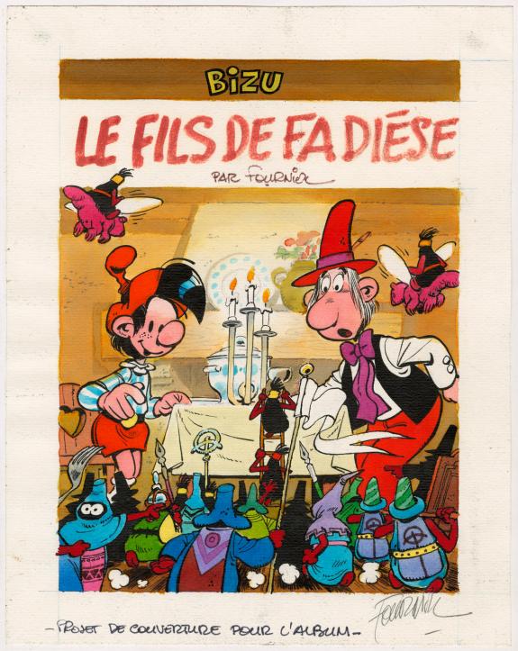 Jean-Claude Fournier - Bizu, Le fils de Fa di&egrave;se, projet de 