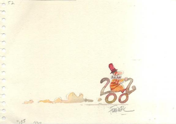 Jean-Claude Fournier - carte de voeux 2002