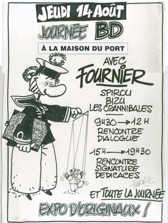Jean-Claude Fournier - affiche journ&eacute;e bd