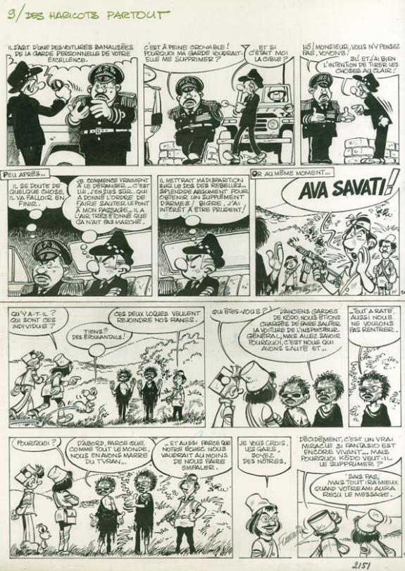 Jean-Claude Fournier - Spirou et Fantasio, Des haricots part