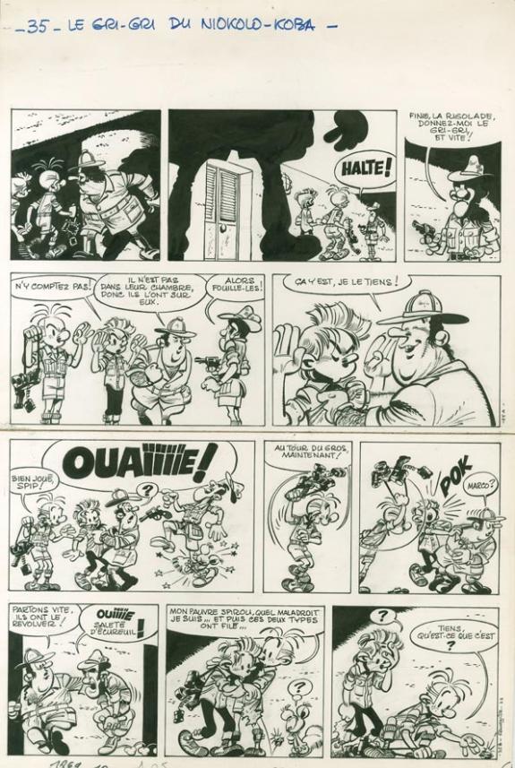 Jean-Claude Fournier - Journal de Spirou, Le gri-gri du Niok