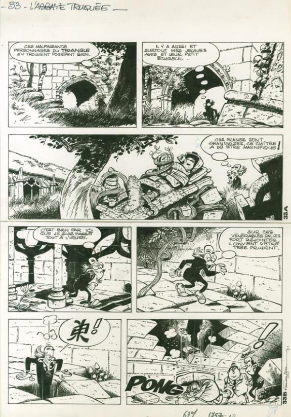 Jean-Claude Fournier - Spirou et Fantasio, L'Abbaye truquée,