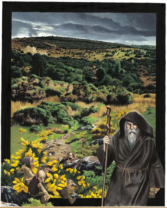Bruno Brucero - Le livre secret de Merlin, Merlin paysage de