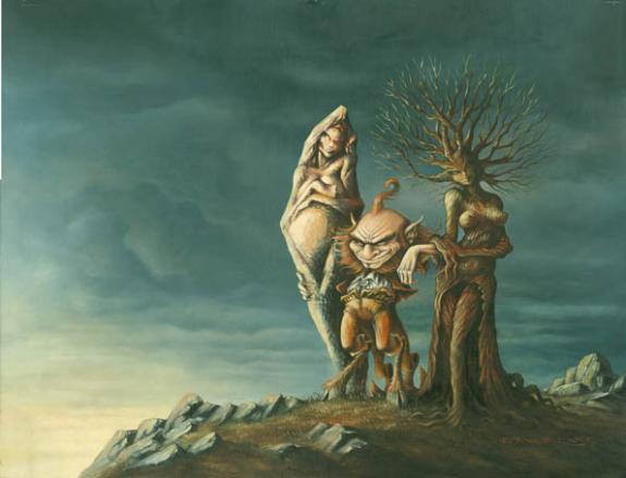 Pascal Mogu&eacute;rou - Le grand livre des Korrigans, faune et fem