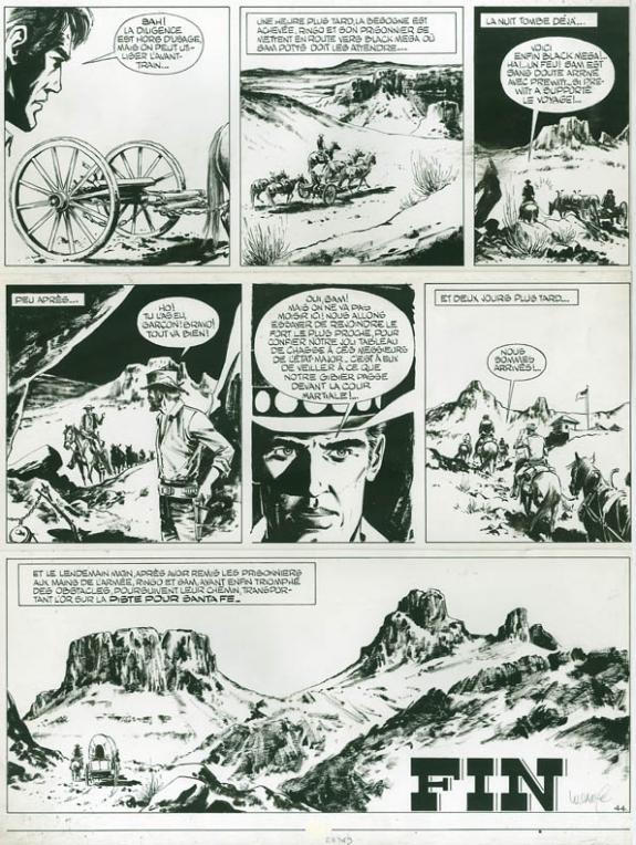 William Vance - Ringo, Piste pour Santa Fe, p44 (fin) 