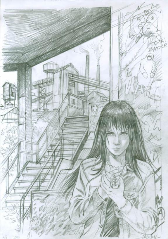 Olivier Grenson - La femme accident, Tome 1, fille avec usin