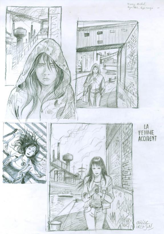 Olivier Grenson - La femme accident, Tome 1, plusieurs &eacute;tude