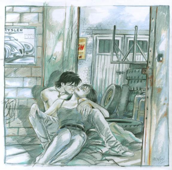 Olivier Grenson - La femme accident, Tome 1, couple dans gar