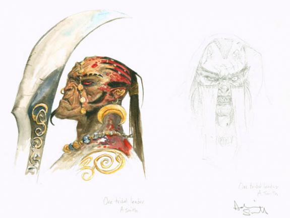 Adrian Smith - Ubisoft, orc tribal leader + crayon