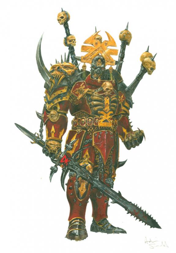 Adrian Smith - Warhammer on line, guerrier du chaos