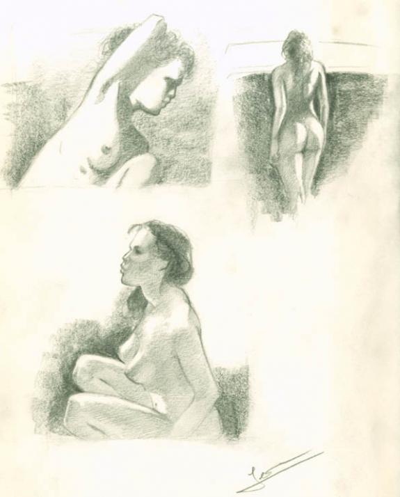 R&eacute;gis Penet - Les nuits &eacute;corch&eacute;es, Prog&eacute;nitures, femmes nues